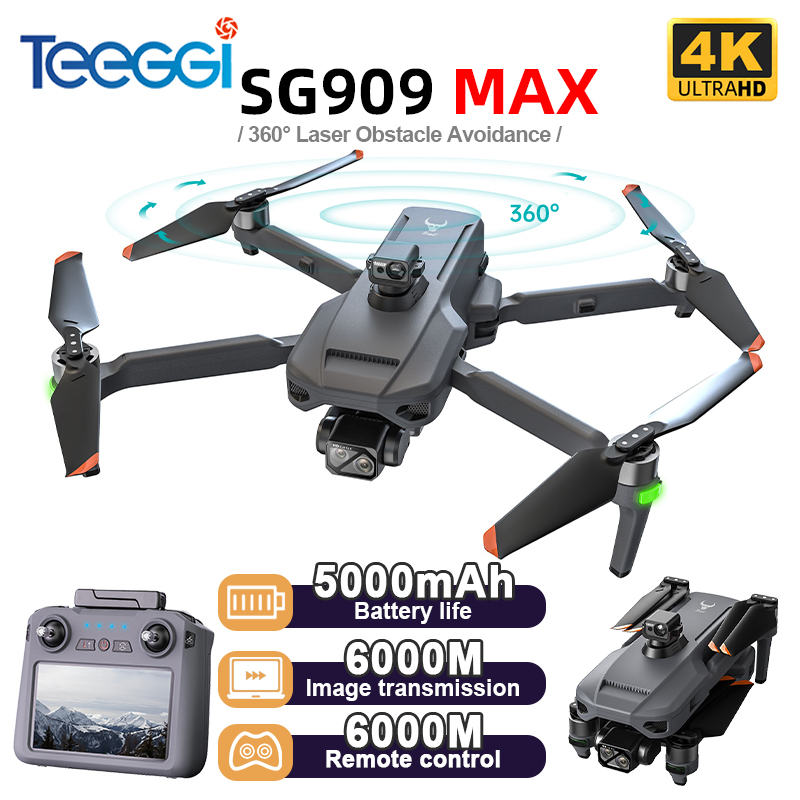 Drone Gimbal Brushless - Teeggi SG909 MAX GPS Drone With